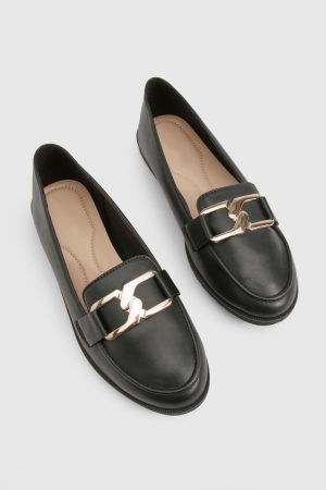 Statement Hardware Detail Basic Loafers