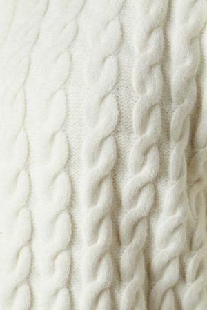 Cable Knitted Collared Cardigan