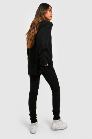 Soft Knit Crew Neck Jumper & Trouser Co-ord