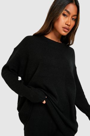 Soft Knit Crew Neck Jumper & Trouser Co-ord