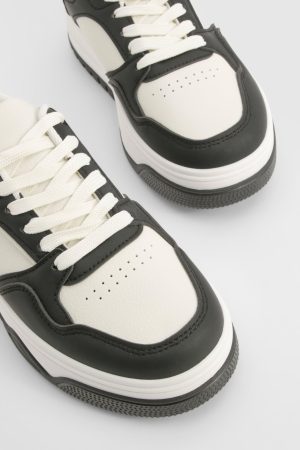Chunky Contrast Panel Trainers