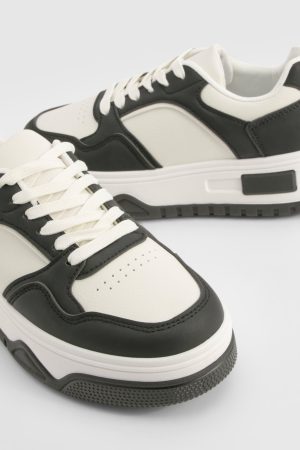 Chunky Contrast Panel Trainers