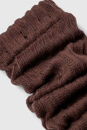 Single Knitted Slouchy Socks