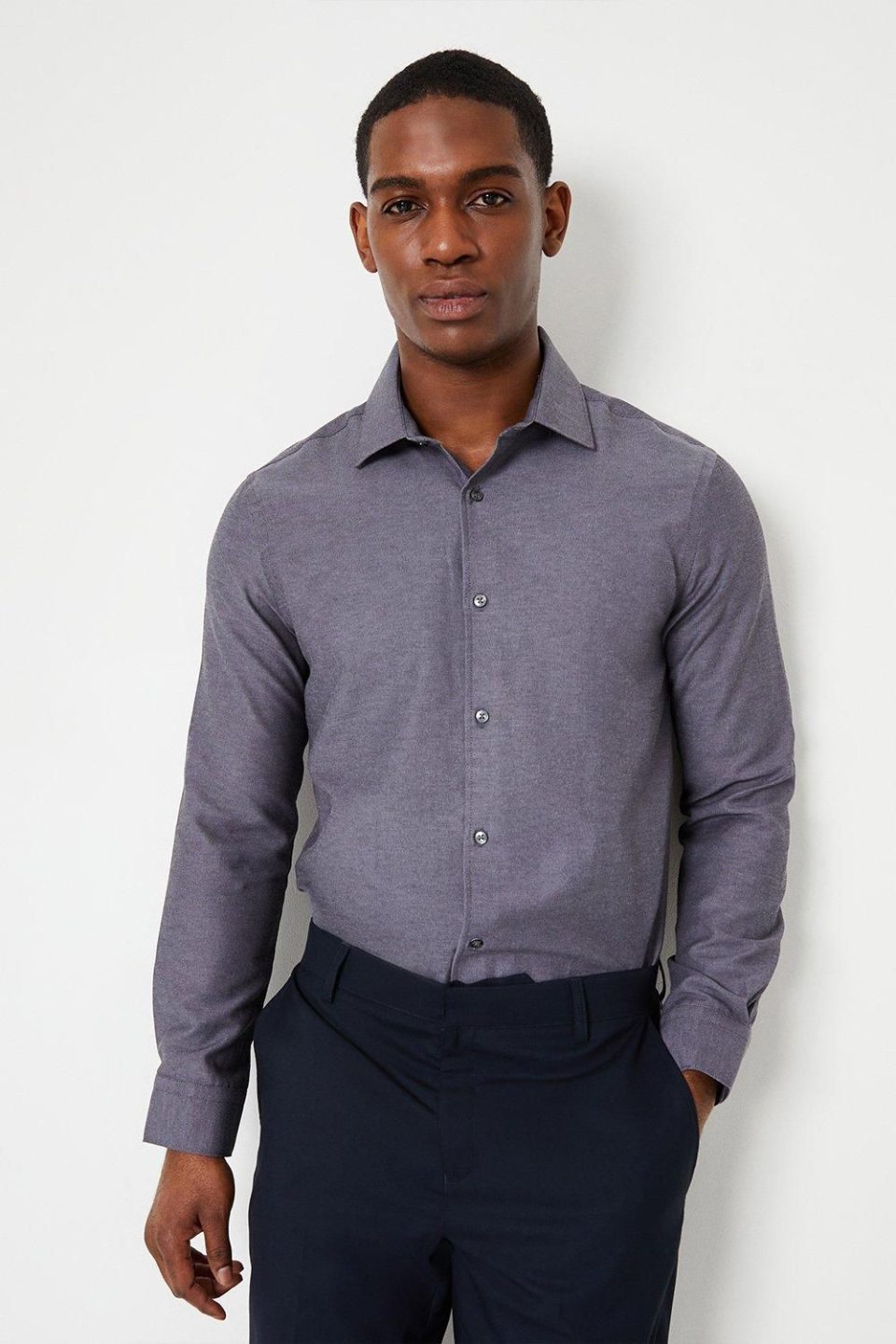 Easy Iron Oxford Slim Fit Shirt