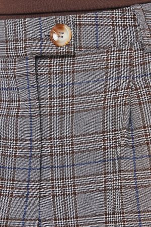 Petite Tab Detail Wide Leg Trouser
