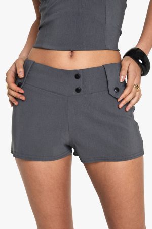 Bengaline Button Detail Short