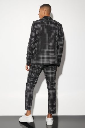 Slim Check Suit Jacket