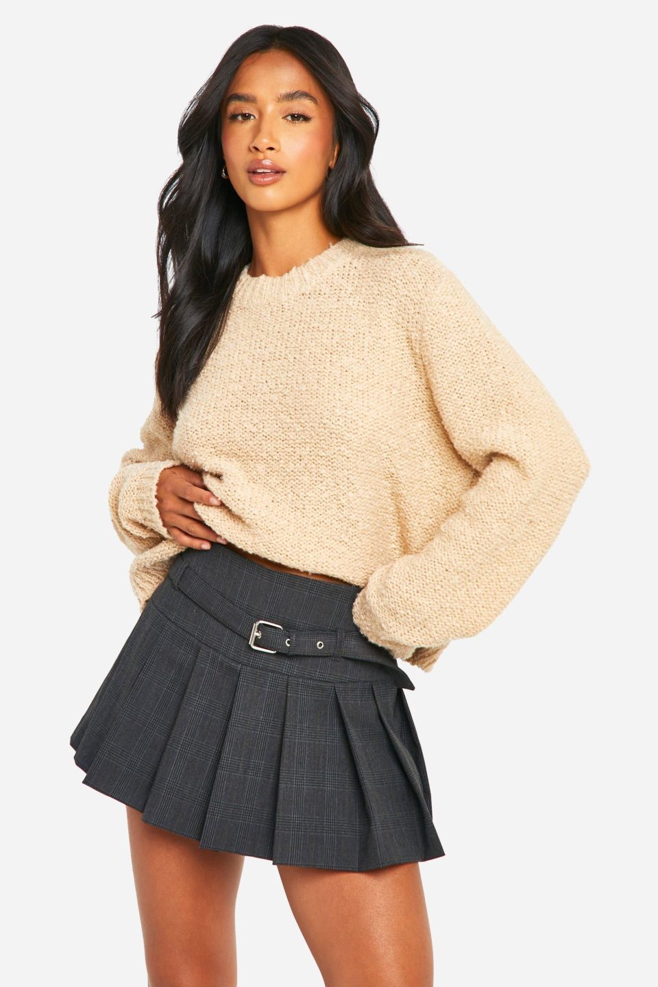 Petite Boucle Knitted Jumper