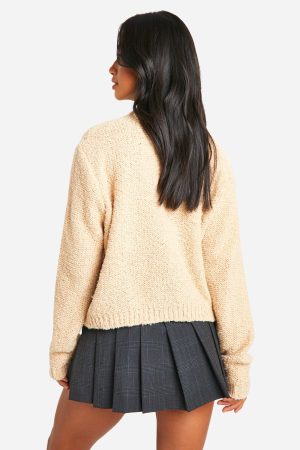 Petite Boucle Knitted Jumper