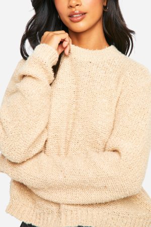 Petite Boucle Knitted Jumper