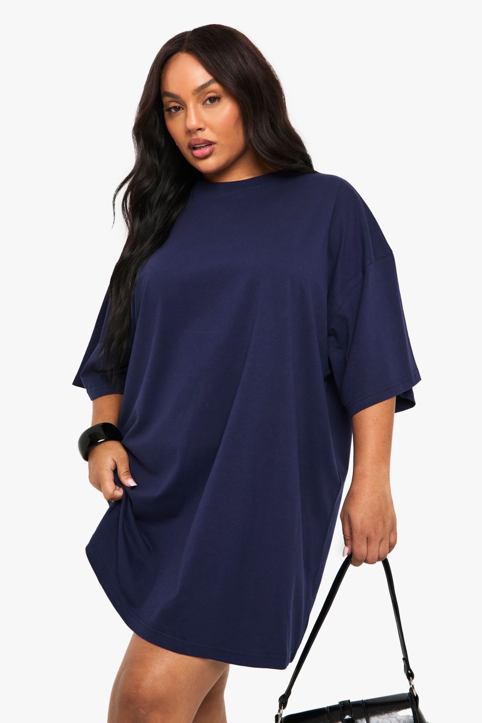 plus oversized t-shirt dress