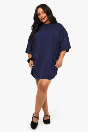 plus oversized t-shirt dress