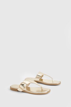 Buckle Detail Flip Flop
