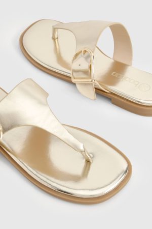 Buckle Detail Flip Flop