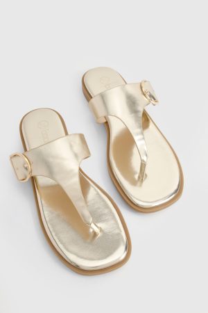 Buckle Detail Flip Flop