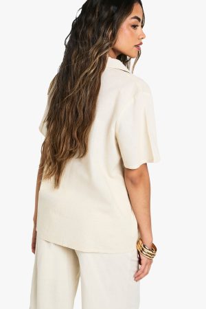 Oversized Short Sleeve Resort Shirt