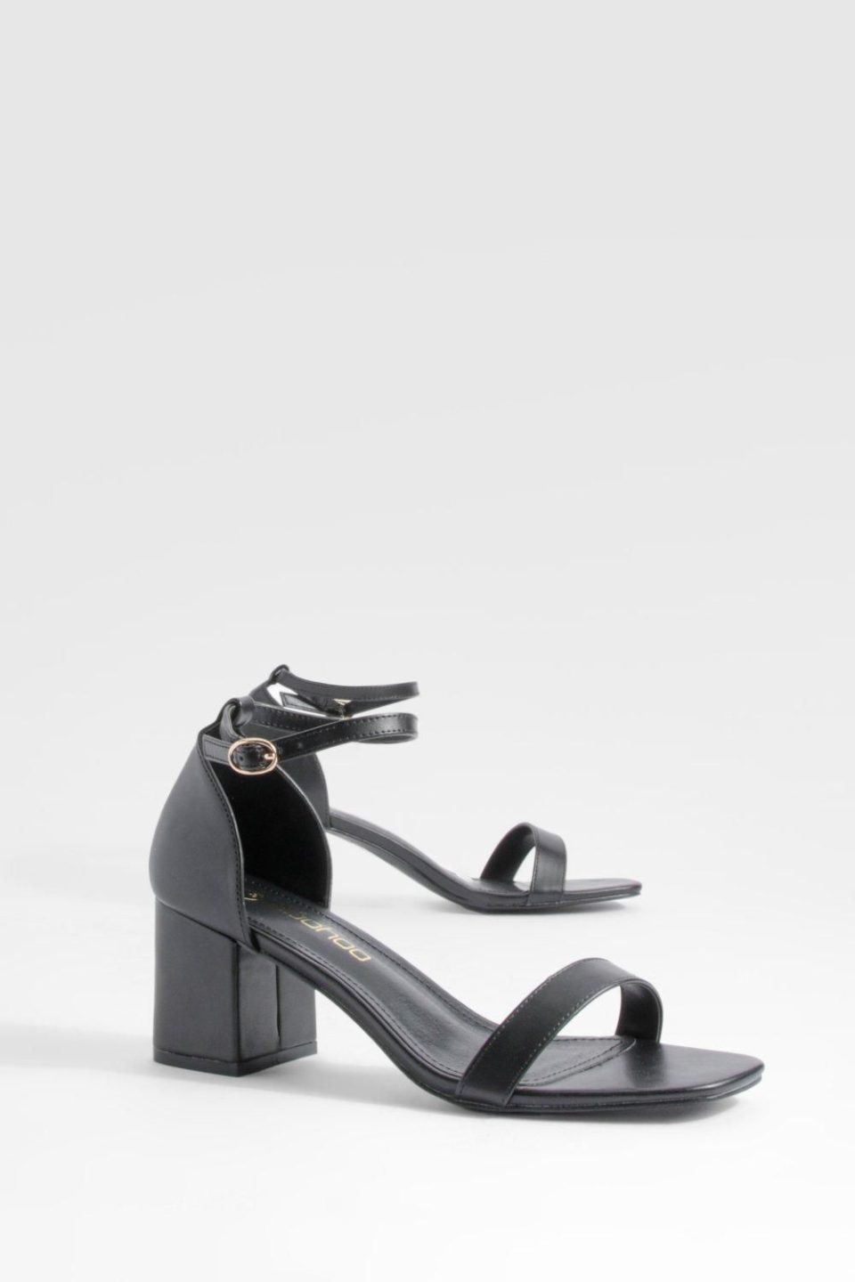 Low Block Barely There Heels