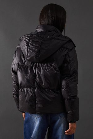 Shiny Padded Puffer Coat