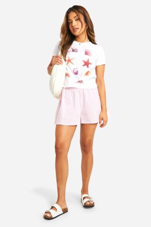 Petite Shell Baby Tee