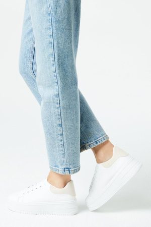 Kimmi Lace Up Platform Trainers