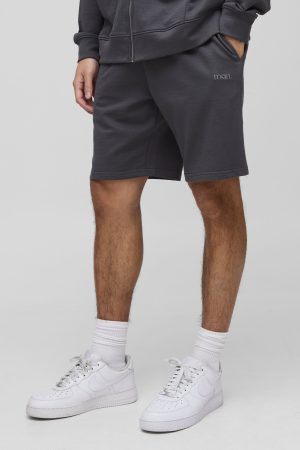 260GSM Loopback Basic MAN. Relaxed Mid Length Shorts