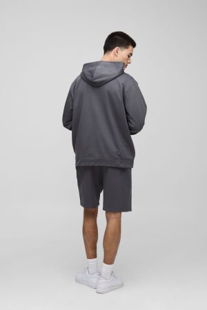 260GSM Loopback Basic MAN. Relaxed Mid Length Shorts