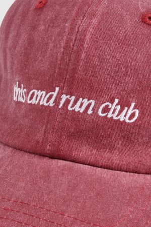 This and Run Club Washed Cap