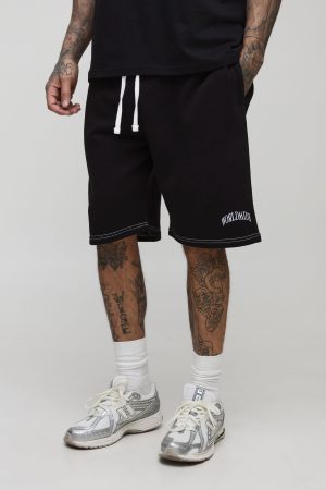 Tall Relaxed Worldwide Contrast Stitch Short