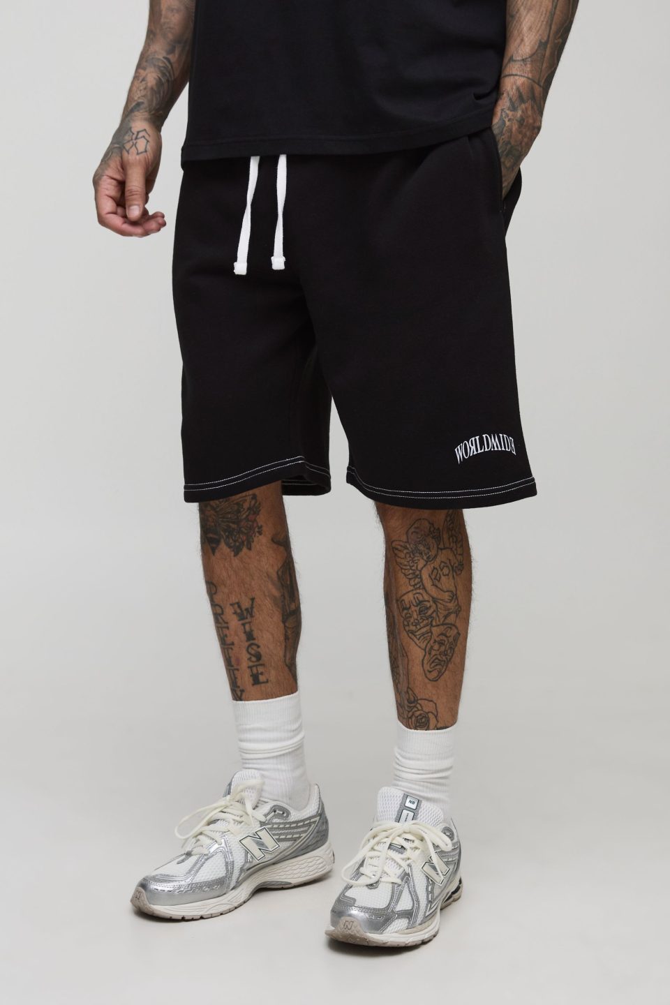 Tall Relaxed Worldwide Contrast Stitch Short