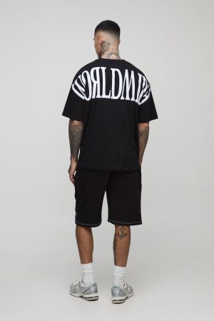 Tall Relaxed Worldwide Contrast Stitch Short