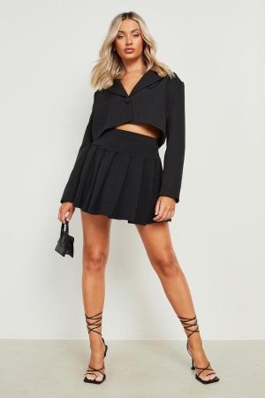 Micro Mini Pleated Tennis Skirt