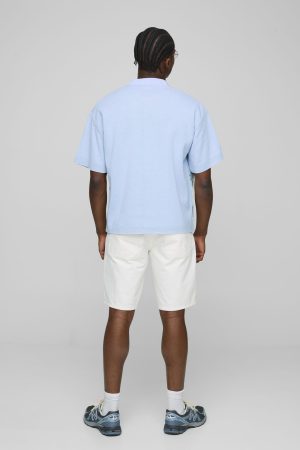 Boxy Fit Scenic Car Jacquard Knitted Shirt