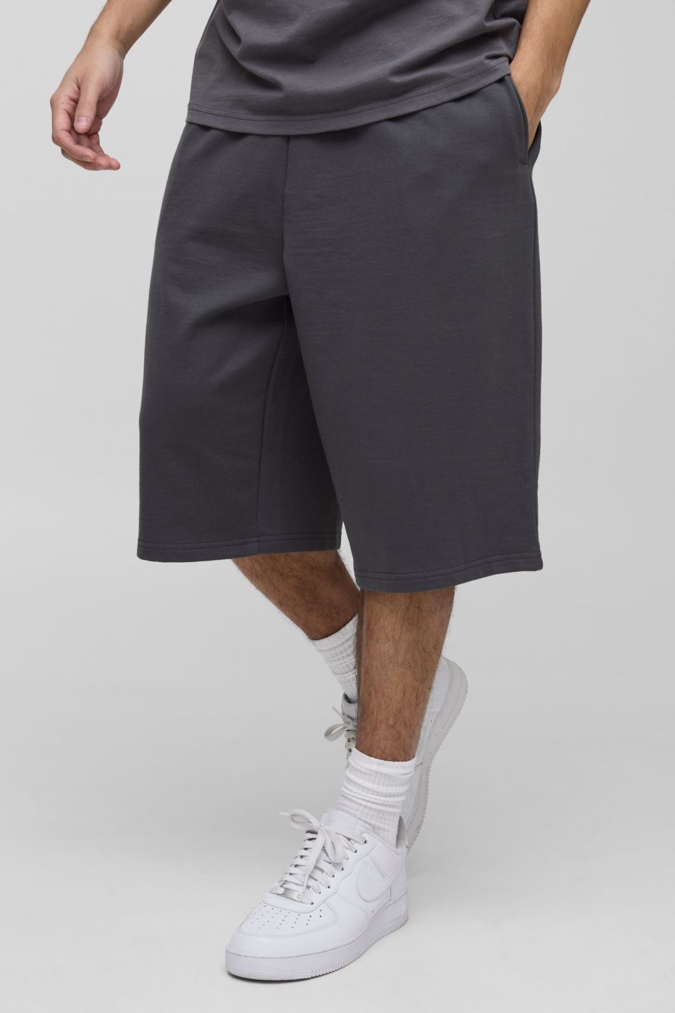 260GSM Loopback Basic Regular Fit Jersey Jorts