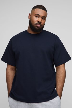 Plus Regular Fit Interlock T-Shirt