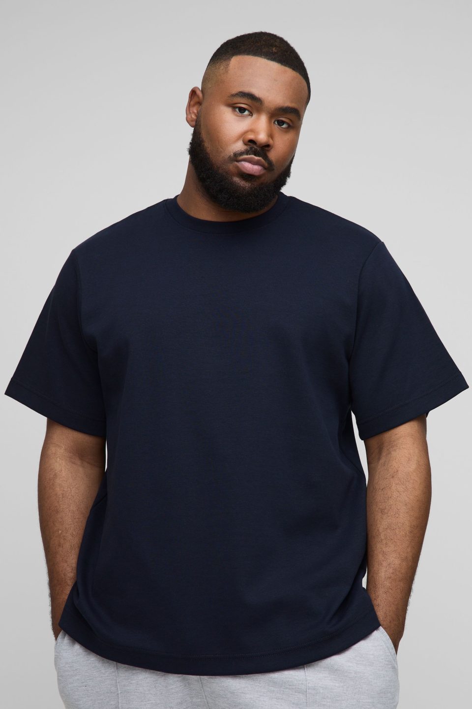 Plus Regular Fit Interlock T-Shirt