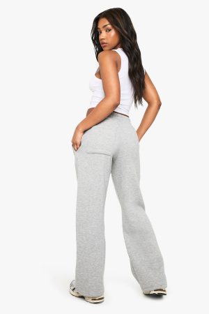Back Pocket Straight Leg Jogger With Placket Detail