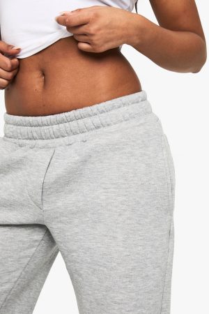 Back Pocket Straight Leg Jogger With Placket Detail