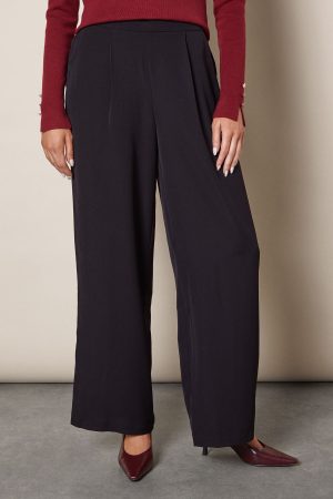 Pull on Wide Leg Trousers