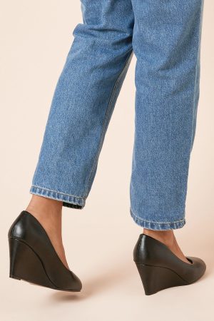 Duke Wedge Court Shoes