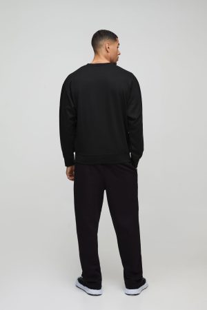 Oversized Tupac License Print Sweatshirt