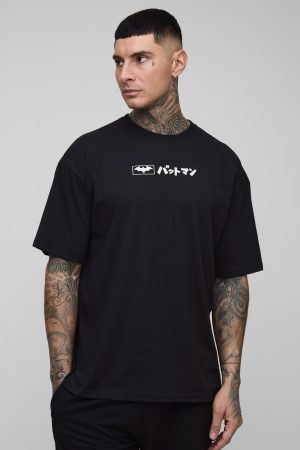 Tall Oversized Batman License Print T-Shirt