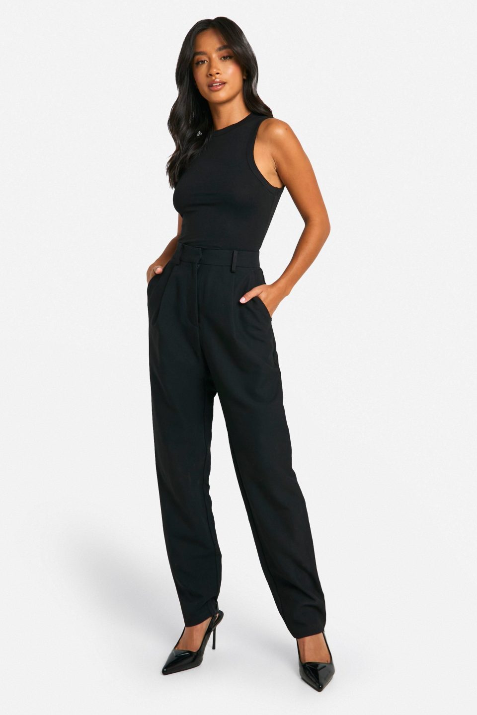 Petite Essential Slim Leg Tailored Trousers