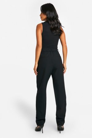 Petite Essential Slim Leg Tailored Trousers