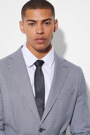 Slim Single Breasted Blazer With Belt