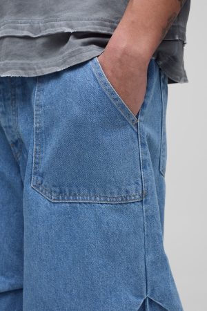 Tall Ruched Baggy Fit Jeans