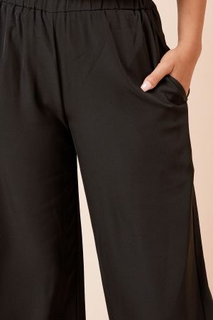 Petite Elasticated Waist Straight Leg Trouser