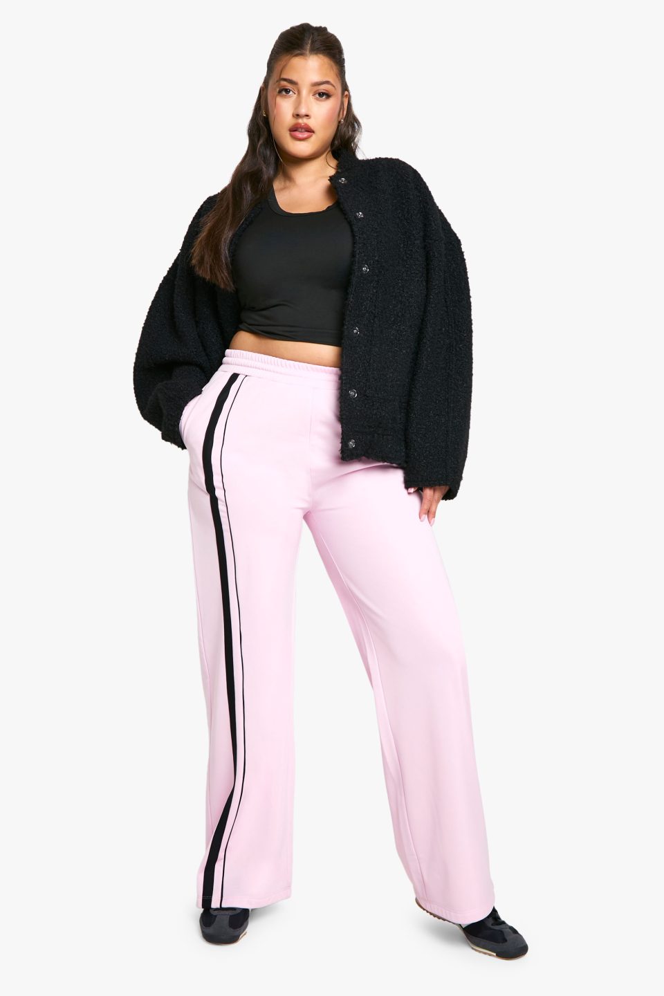 Plus Tricot Side Stripe Jogger