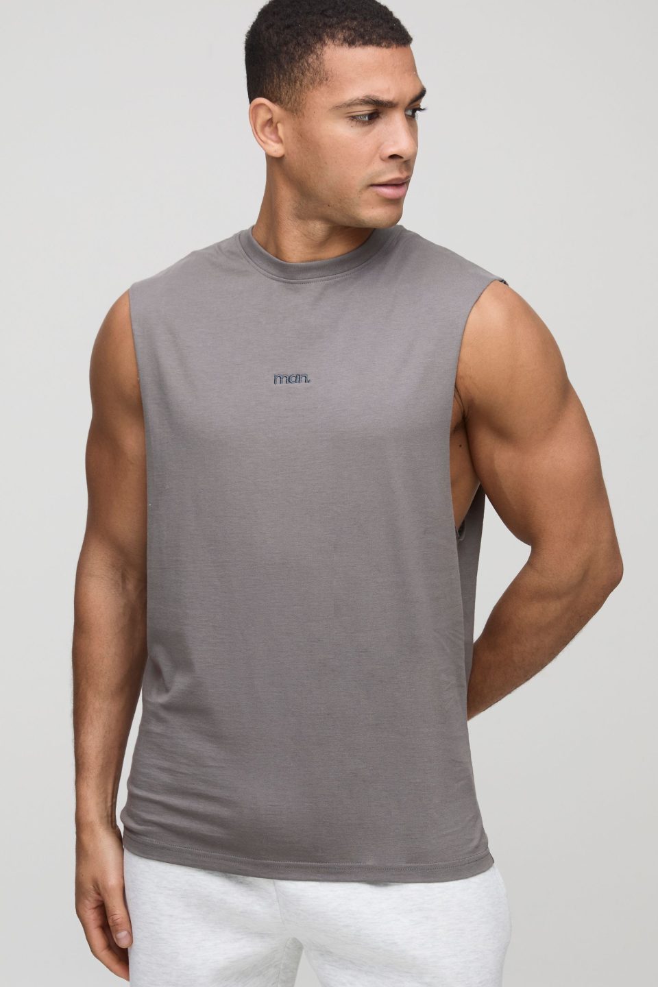 Regular Fit MAN. Basic Drop Armhole Tank
