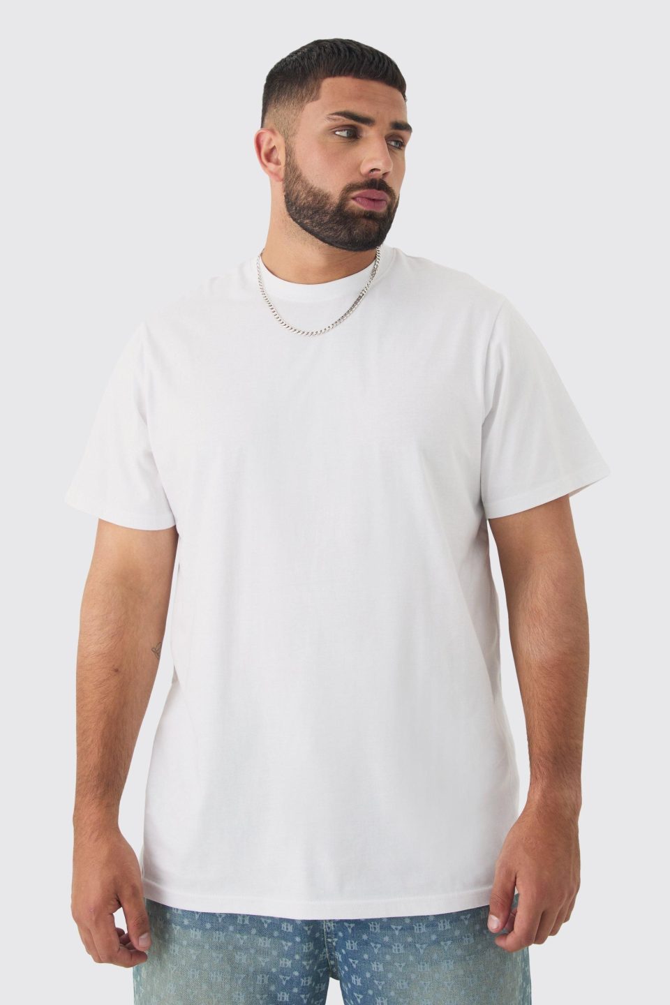 Plus Basic Crew Neck T-shirt