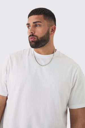Plus Basic Crew Neck T-shirt